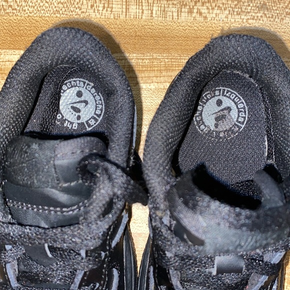 Nike Air Force 1 TD Low 314194-001 Black sneakers size 6c - Picture 7 of 7